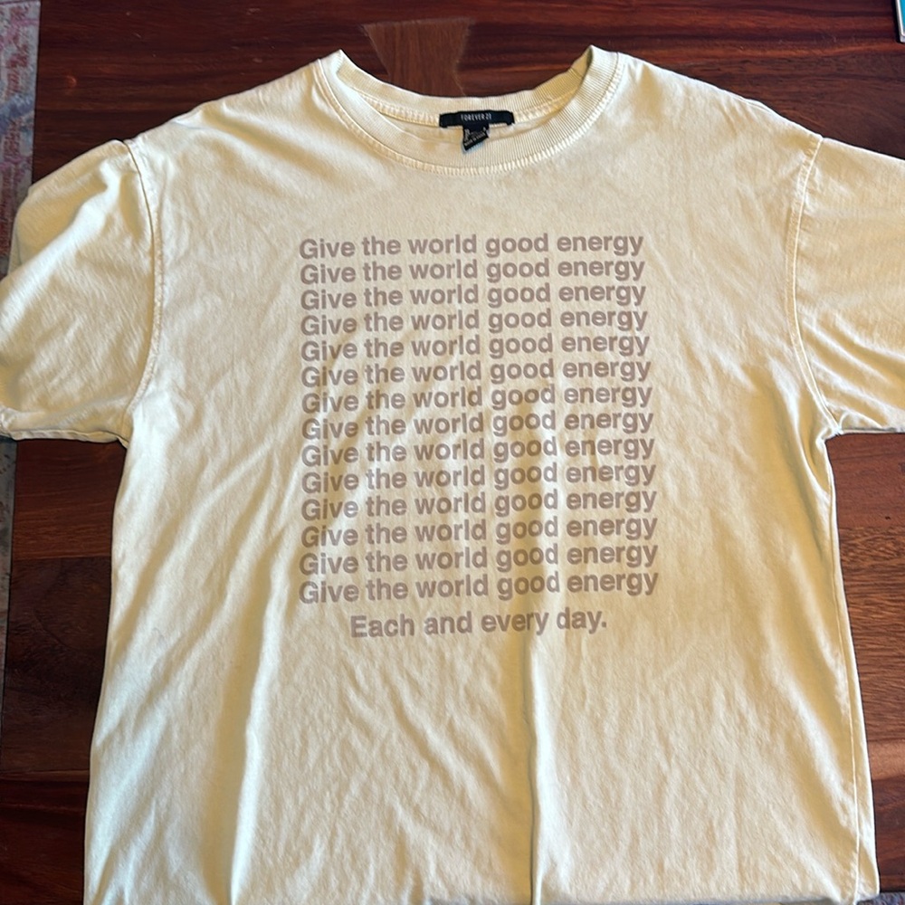 Give the world good energy